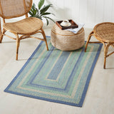 Sea Glass Collection Braided Rugs - Rectangle-Lange General Store