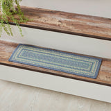 Sea Glass Rectangle Stair Tread Latex Rug-Lange General Store