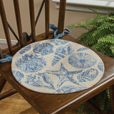 Seashell Braided Chair Pad-Lange General Store
