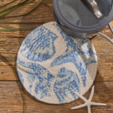 Seashell Braided Trivet 8" Set of 3-Lange General Store