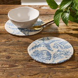 Seashell Braided Trivet 8" Set of 3-Lange General Store