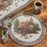 Seculded Cabin Braided Placemats-Lange General Store