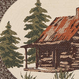 Secluded Cabin Braided Rug-Lange General Store