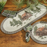 Secluded Cabin Braided Table Runner 36"-Lange General Store