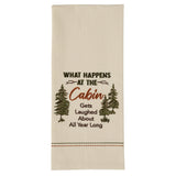 Secluded Cabin Dishtowels-Lange General Store