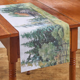Secluded Cabin Table Runner 36"-Lange General Store