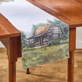 Seluded Cabin Table Runner 54"-Lange General Store