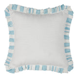 Serene Hydrangea Ruffled Pillow-Lange General Store
