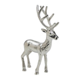 Shiny Silver Reindeer Figurine-Lange General Store