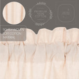 Simple Life Flax Natural Swag Curtains-Lange General Store