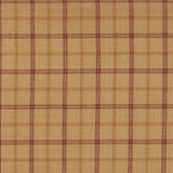 Close-up of Simmons plaid placemat  detail
