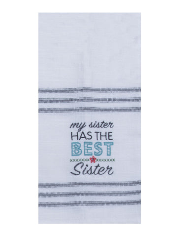Snarkasms Best Sister Tea Towel-Lange General Store