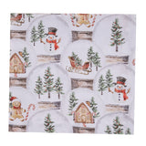 Snow Globe Wonders Cotton Cloth Napkins Set of 4