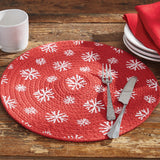 Snowflake Braided Placemats-Lange General Store
