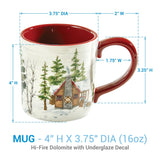 Snowflake Lodge Dinnerware-Lange General Store