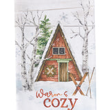 Snowflake Lodge Dishtowels-Lange General Store