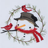 Snowman And Cardinals Dishtowels