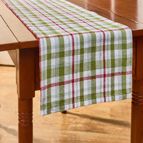 Snowman Plaid Table Runners
