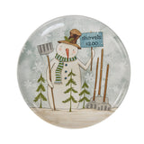 Snowman Shovels For Sale Salad Plate Set of 4