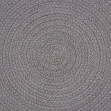 Solid Charcoal Braided Placemats-Lange General Store