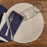 Solid Pebble Braided Placemats-Lange General Store