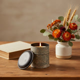 Spice Tin Candle - Vintage White-Lange General Store