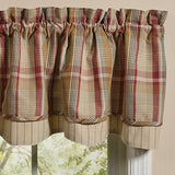 Spiceberry Layered Valance-Lange General Store