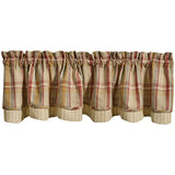 Spiceberry Layered Valance-Lange General Store