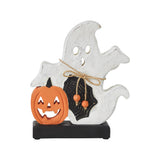Spooky Jack-O-Lantern Wooden Ghost-Lange General Store