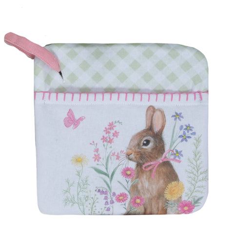 Spring Bunnies Pot Holder-Lange General Store
