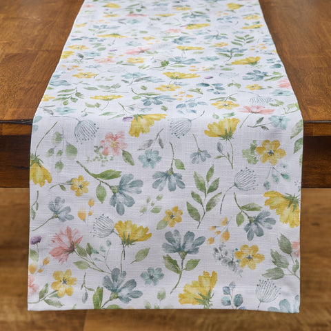 Spring Flowers Table Runner 72"-Lange General Store