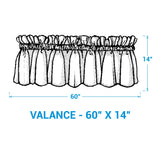 Spring Flowers Valance-Lange General Store