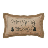 Spring In Bloom Prim Spring Blessings Pillow-Lange General Store