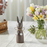 Spring In Bloom Wooden Cone Bunny-Lange General Store
