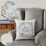 Spring Wreath He is Risen Pillow-Lange General Store