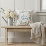 Spring Wreath He is Risen Pillow-Lange General Store