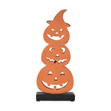 Stacked Wooden Jack-O-Lantern-Lange General Store