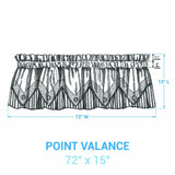Stanton Ivy Point Valance-Lange General Store
