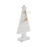 Starbright Distressed White Wooden Tree-Lange General Store
