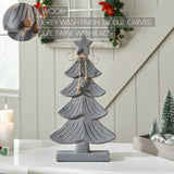 Starry Pine Distressed Grey Wooden Tree-Lange General Store