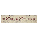 Stars & Stripes Wooden Sign-Lange General Store