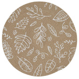 Stone Leaf Braided Placemats-Lange General Store