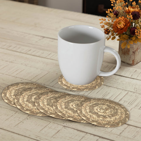 Stonebrook Braided Coaster Set of 6