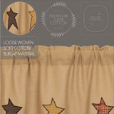 Stratford Burlap Panel Curtains-Lange General Store