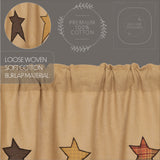 Stratford Burlap Panel Curtains-Lange General Store