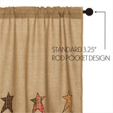 Stratford Burlap Panel Curtains-Lange General Store