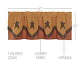 Stratford Primitive Star Valance