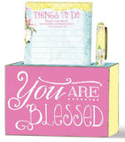 Sunshine Daisies Blessed Boxed Notepad Set-Lange General Store