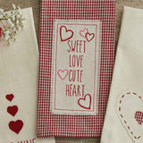 Sweet Love Applique Towel-Lange General Store