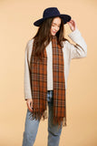 Taylor Plaid Scarf - Brown-Lange General Store